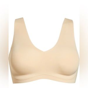 True+Co | True Body Lift Full V-Neck Bralette Desert beige Size Small | Soft
